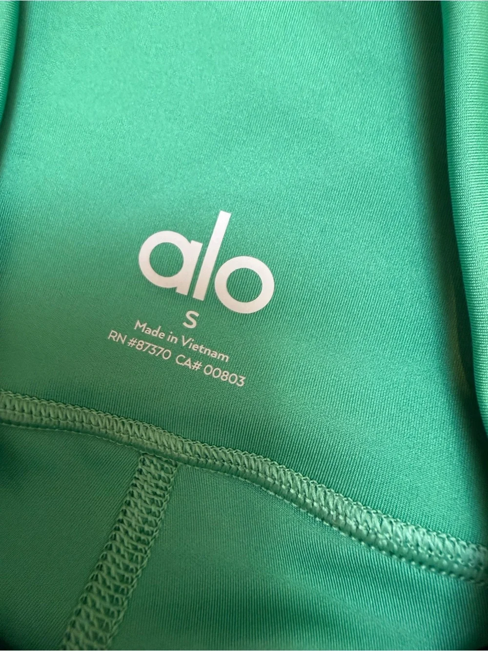 Alo Yoga 7/8 High-Waist Airlift Leggings Emerald Isle Size S